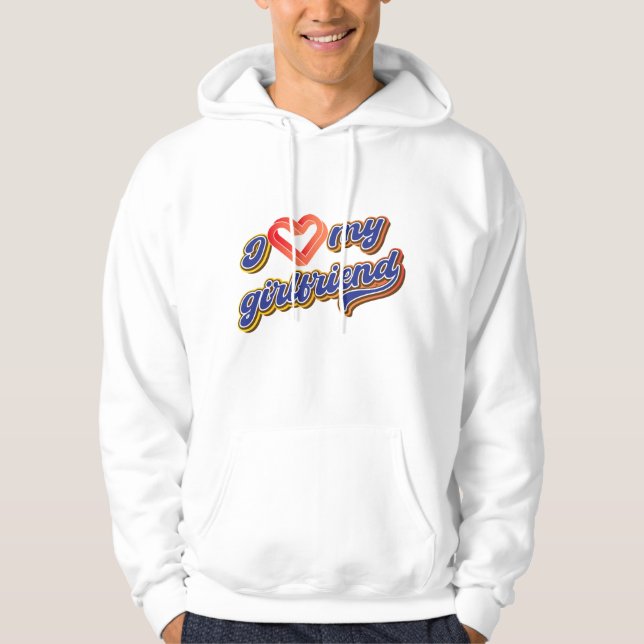 Ich Liebe meine Freundin Hoodie (Vorderseite)