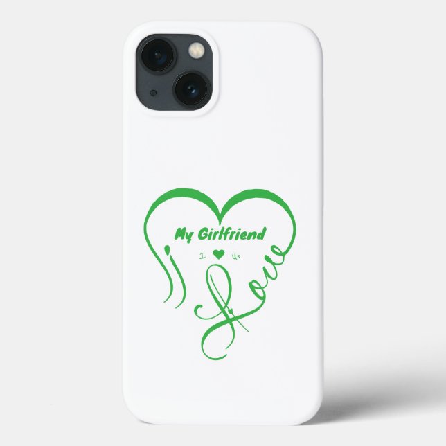 Ich liebe meine Freundin - I ♥ Us Case-Mate iPhone Hülle (Rückseite)