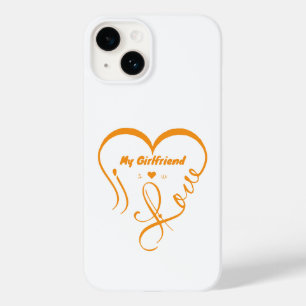 Ich liebe meine Freundin - I ♥ Us Case-Mate iPhone 14 Hülle