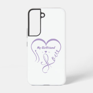 Ich liebe meine Freundin - I ♥ Us Samsung Galaxy Hülle