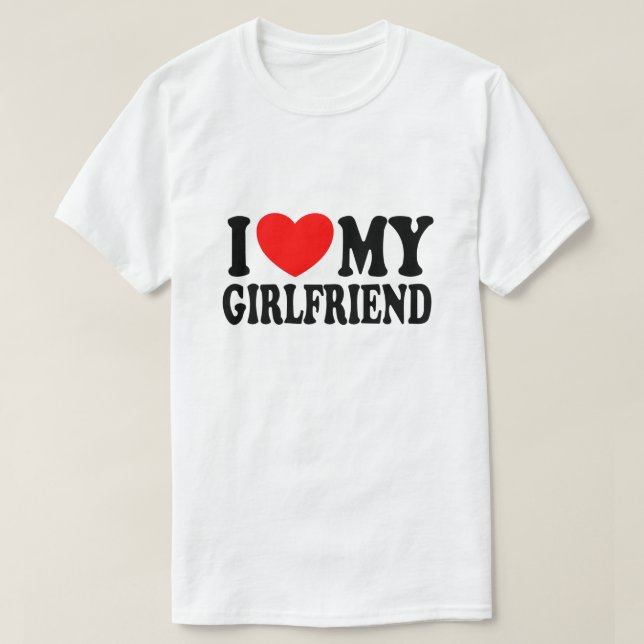Ich liebe meine Freundin, ich liebe meine GF, Vale T-Shirt (Design vorne)
