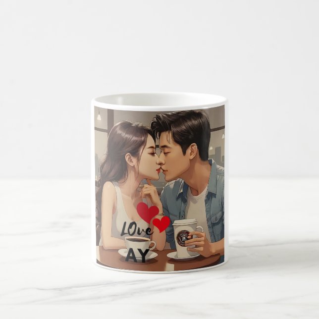 Ich Liebe meine Freundin Kaffeetasse (Mittel)