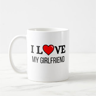 Ich Liebe meine Freundin Kaffeetasse