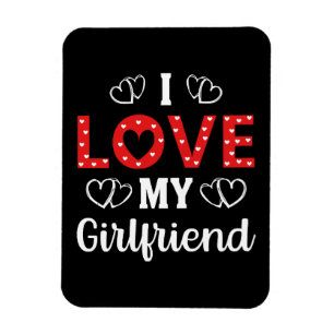 Ich liebe meine Freundin Magnet