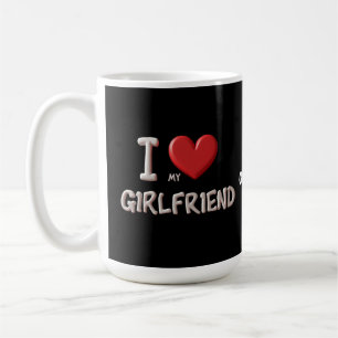 Ich Liebe meine Freundin Perfect Art Zuneigung zu Kaffeetasse