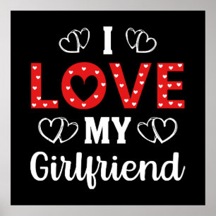 Ich Liebe meine Freundin Poster