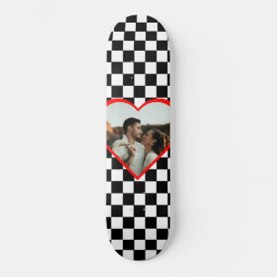 Ich Liebe meine Freundin Romantische Weiße und Sch Skateboard