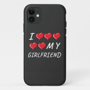 Ich Liebe meine Freundin T - Shirt Case-Mate iPhone Hülle