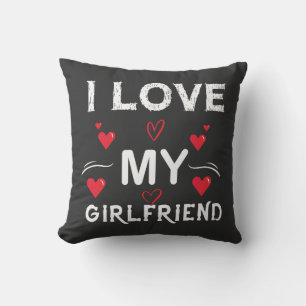 Ich Liebe meine Freundin-Valentinstag-romantisch-l Kissen