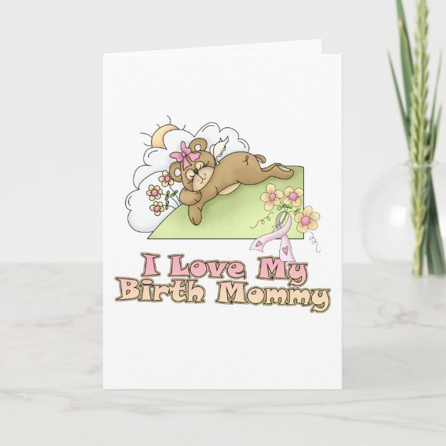 Ich Liebe meine Geburtsmutter Karte (Vorderseite)