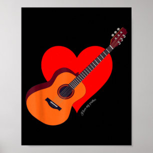 Ich liebe meine Gitarre neuer Schüler Poster