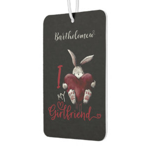 Ich liebe meine gothische Freundin - Personalisier Autolufterfrischer