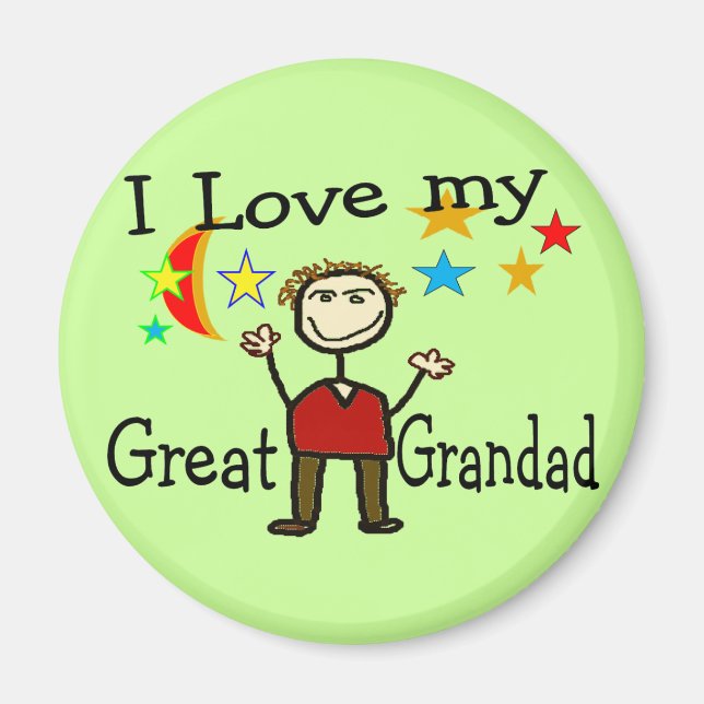 Ich Liebe meine große Großmutter Magnet (Vorne)