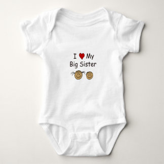Ich Liebe meine große Schwester! Baby Strampler