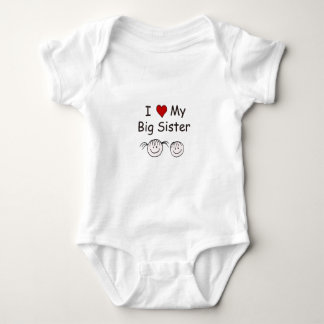 Ich Liebe meine große Schwester! Baby Strampler