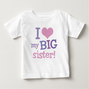 Ich Liebe meine große Schwester Baby T-shirt