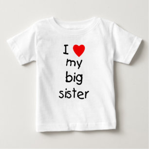 Ich Liebe meine große Schwester Baby T-shirt