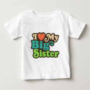 Ich Liebe meine große Schwester Baby T-shirt