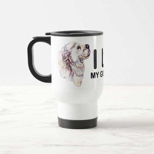 Ich Liebe meine großen Pyrenäen Reisebecher (Links)