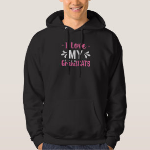 Ich Liebe meine Großkatzen Katze Granddad Oma Gran Hoodie
