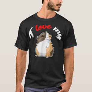 Ich Liebe meine Guinea Schweinefleisch Lover Tier T-Shirt