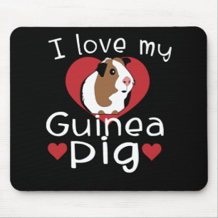 Ich Liebe meine Guinea Schweinefleisch Niedliche G Mousepad