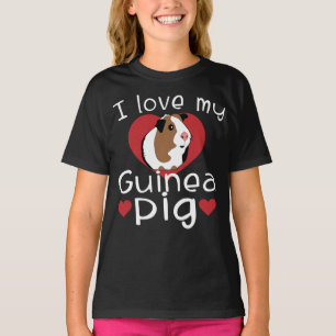 Ich Liebe meine Guinea Schweinefleisch Niedliche G T-Shirt