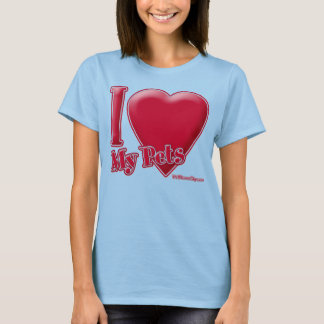 Ich Liebe meine Haustiere T-Shirt