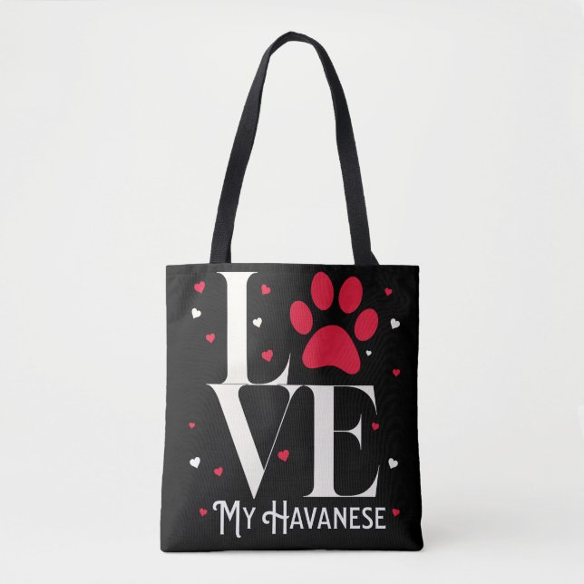 Ich Liebe meine Havanese! Süßes Geschenk für Hunde (Vorderseite)
