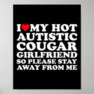 Ich Liebe meine heiße Autistische Freundin Autismu Poster