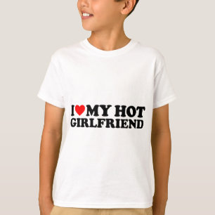 Ich Liebe meine heiße Freundin Herz Meine I Liebe T-Shirt