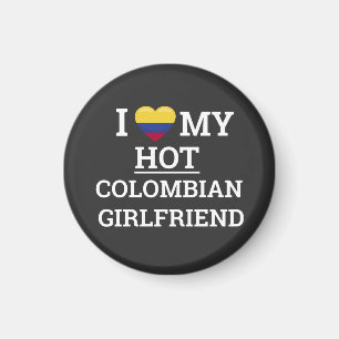 Ich Liebe meine heiße kolombische Freundin Magnet
