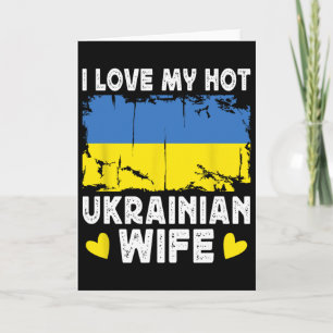 Ich liebe meine heiße ukrainische Frau Ehepartner Karte