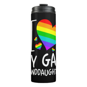 Ich Liebe meine homosexuelle Enkeltochter Lgbt Mon Thermosbecher