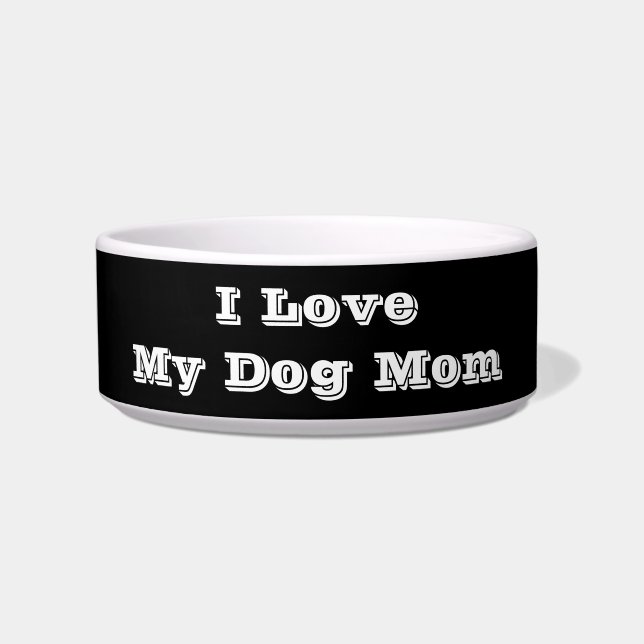 Ich Liebe meine Hunde Mama Napf (Vorderseite)