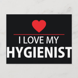 Ich Liebe meine hygienische Postkarte