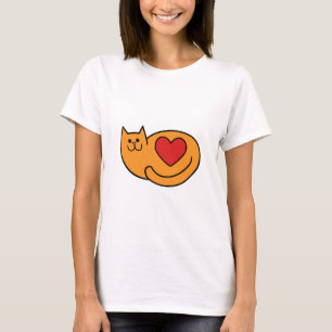 Ich Liebe meine Ingwerkatze T-Shirt