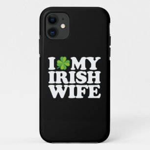 Ich liebe meine irische Frau Lustiges Paar St. Pat Case-Mate iPhone Hülle