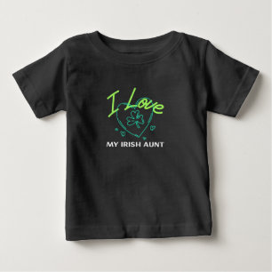 Ich Liebe meine irische Tante St. Patrick's Day Baby T-shirt