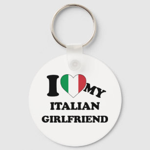 Ich Liebe meine italienische Freundin Schlüsselanhänger