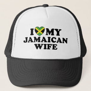 Ich liebe meine jamaikanische Frau Truckerkappe