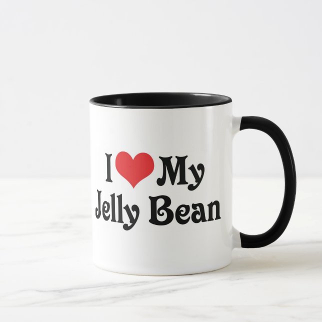 Ich Liebe meine Jelly Bean Tasse (Rechts)