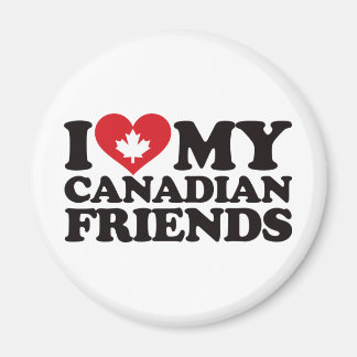 Ich Liebe meine kanadischen Freunde Magnet