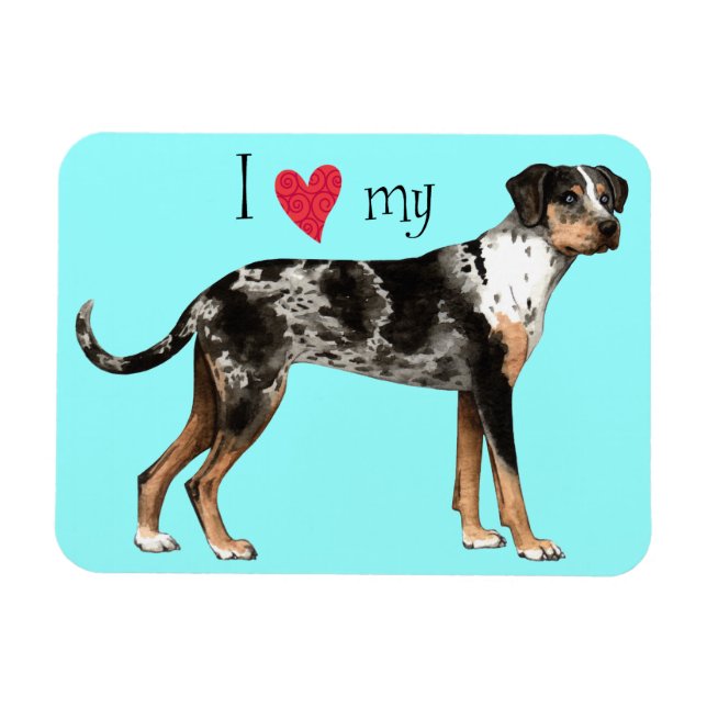 Ich Liebe meine Katahoula Magnet (Horizontal)