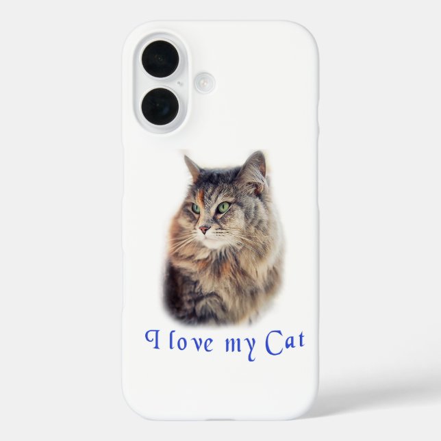 Ich Liebe meine Katze Case-Mate iPhone Hülle (Rückseite)