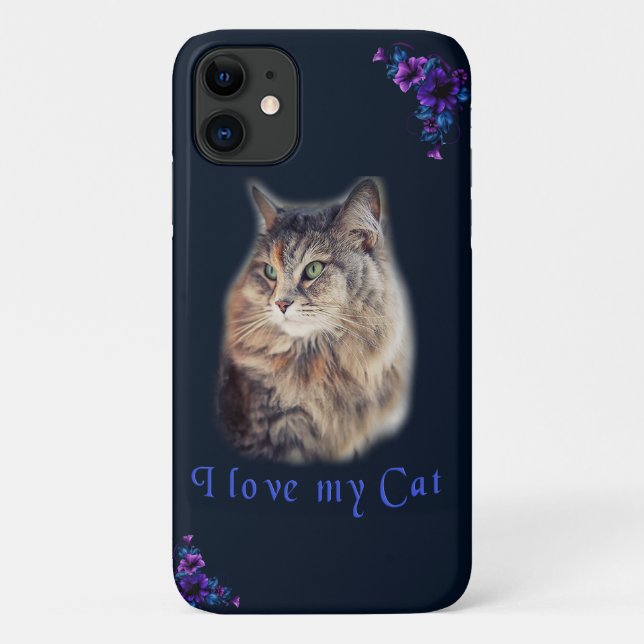 Ich Liebe meine Katze Case-Mate iPhone Hülle (Rückseite)