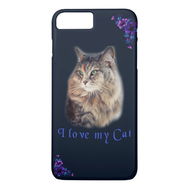 Ich Liebe meine Katze Case-Mate iPhone Hülle (Rückseite)