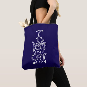 Ich liebe meine Katze Deep Blue Cat Mom Katzenlieb