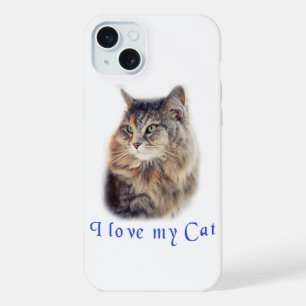 Ich liebe meine Katze iPhone 15 Plus Hülle
