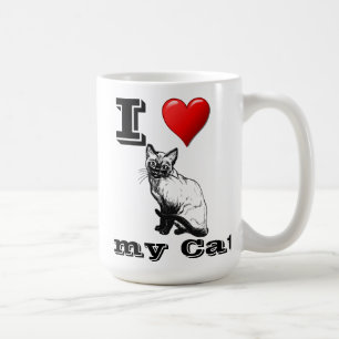 Ich liebe meine Katzen-Tasse Tasse